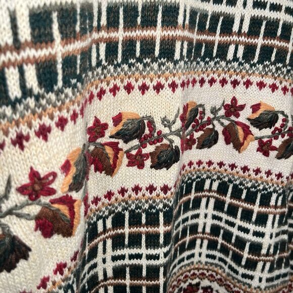 Venezia Vitale Oversized Crewneck Sweater Vintage Fall Winter Women 18/20 - Picture 3 of 6